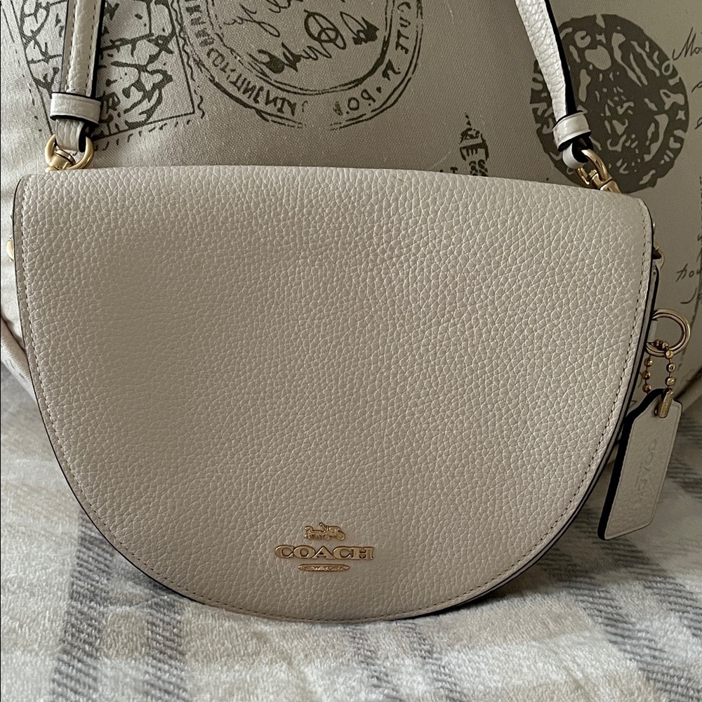 Coach Ellen Beige Crossbody Bag